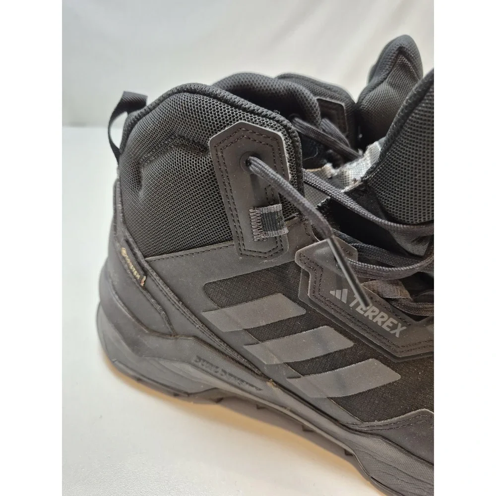 Adidas Terrex Hiking Boots Mens Size 13 Black Gore-Tex Waterproof Continental